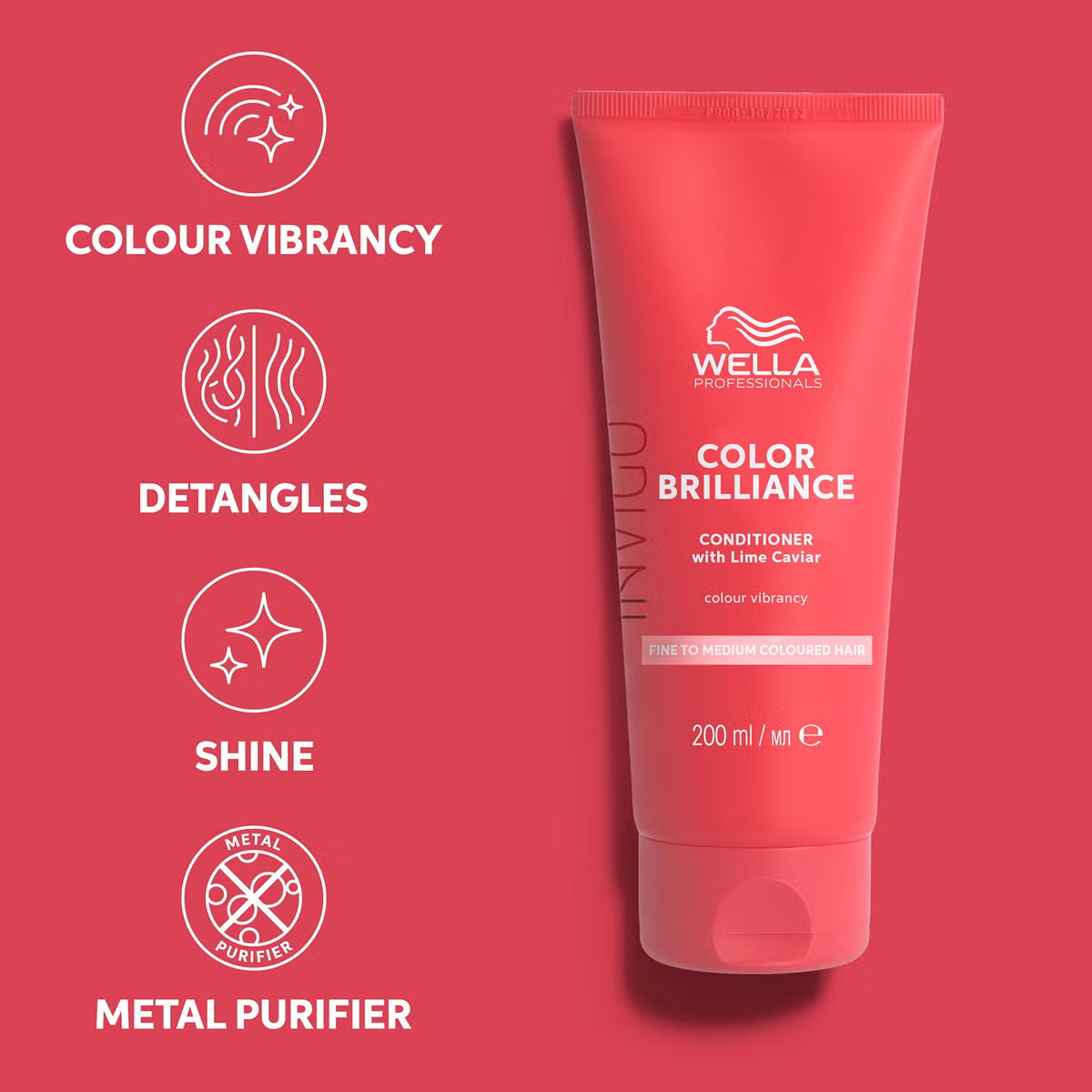 Wella Invigo Color Brilliance conditioner Fine /Medium Hair 200ml
