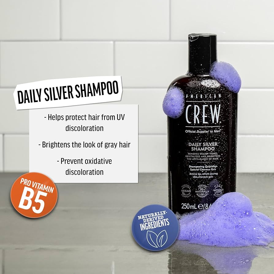 American Crew Daily Silver Shampoo 250ml