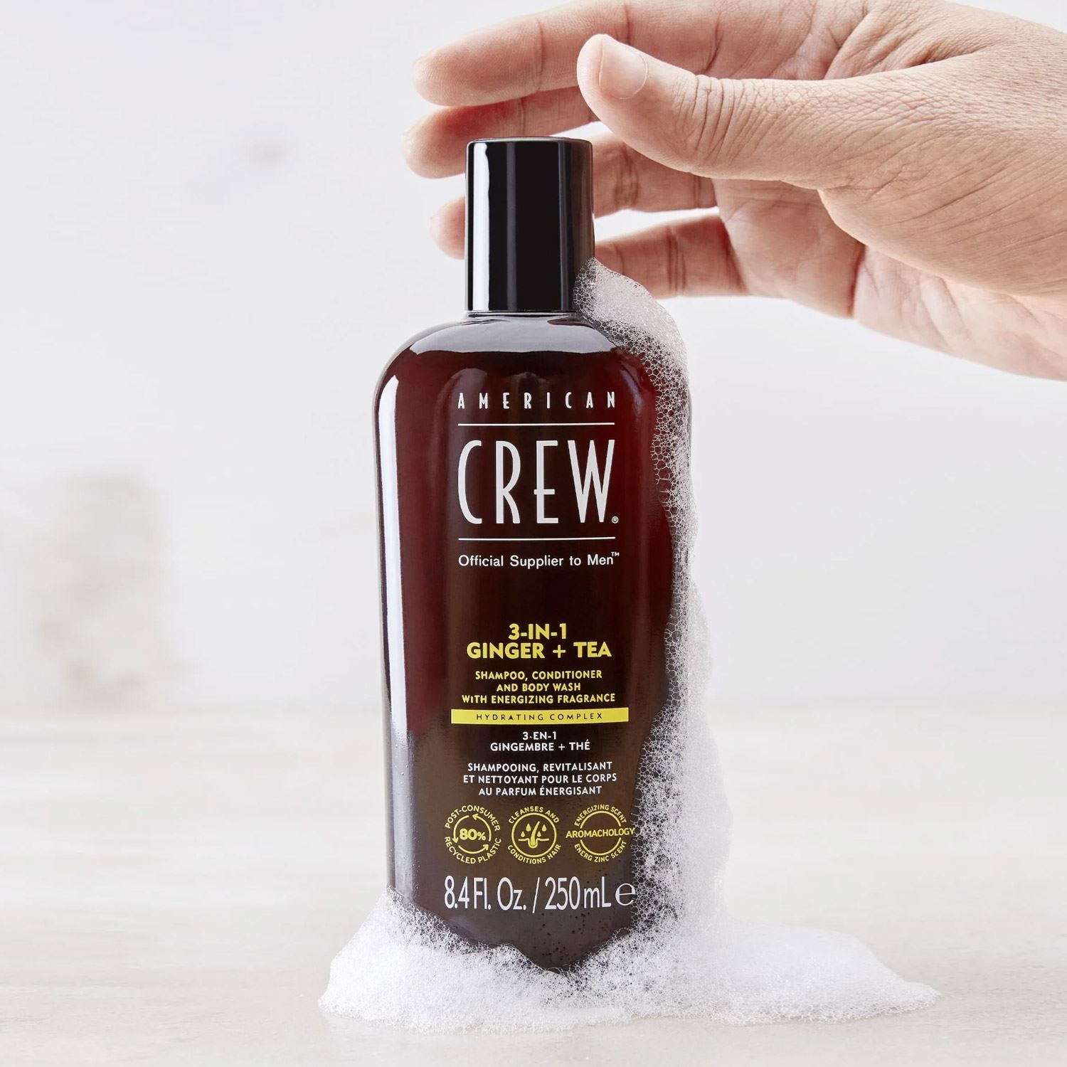 American Crew 3 in 1 Ginger + Tea Shampoo/Conditioner/Bodywash