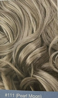 Stranded Human hair lace clip in 20" extensions
