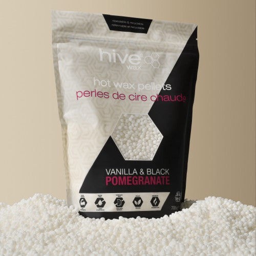 Hive of beauty Vanilla and black pomegranate Hot wax 700gr