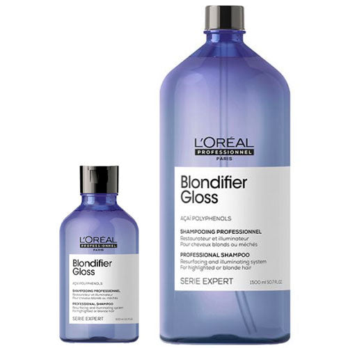 L’Oréal Serie Expert Blondifier Gloss Shampoo |for Balayage or Blonde Hair 300 ml