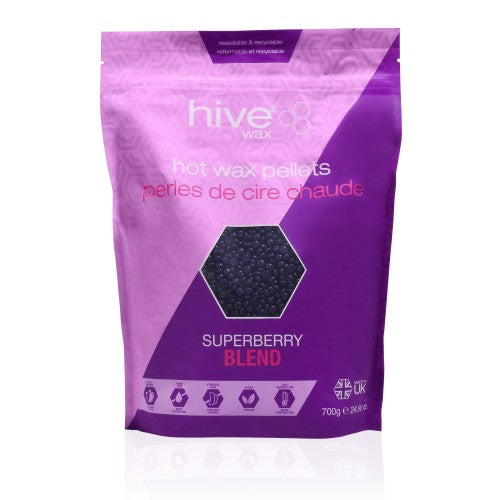 Hive of beauty Superberry hot wax pellets  700gr
