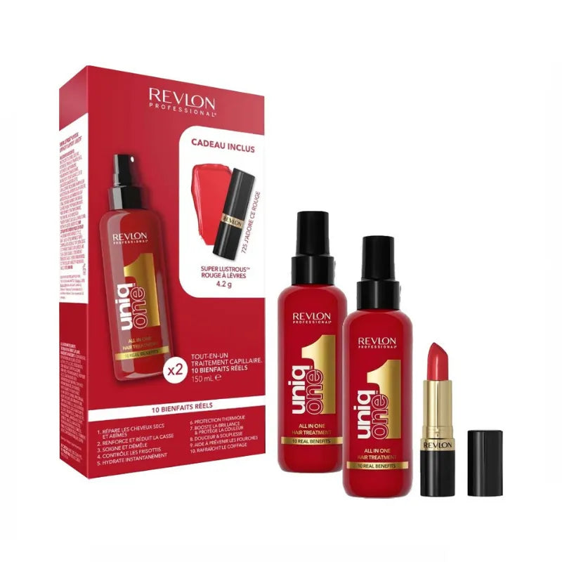 Revlon Unique 1 Gift set Duo + lipstick