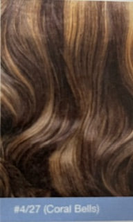 Stranded Human hair lace clip in 20" extensions