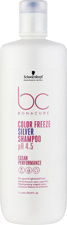 BC PH4.5 Colour Freeze Silver Shampoo 1 ltr