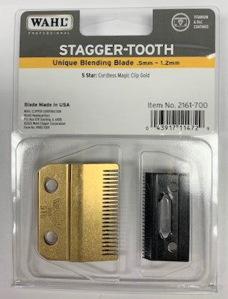 Wahl Stagger Tooth Gold Clipper blade