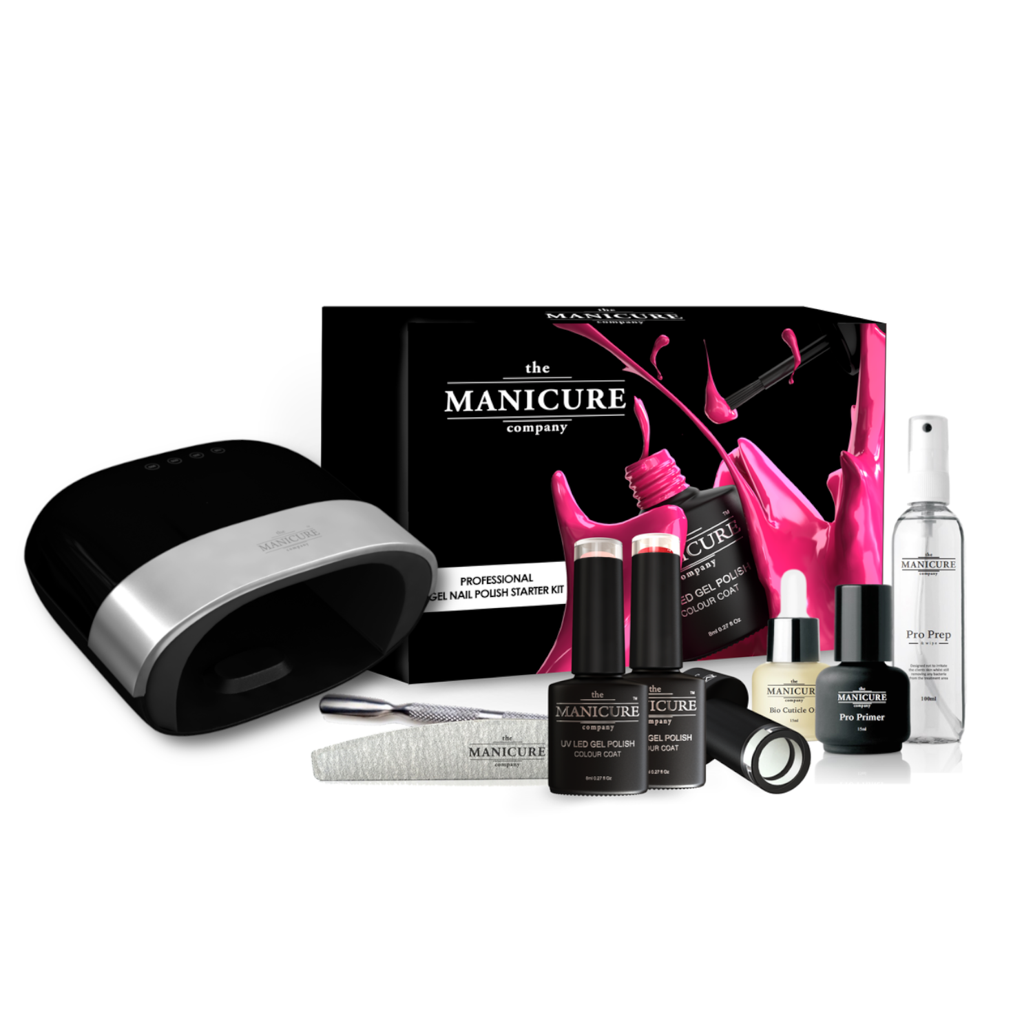 Gel Polish Starter Kit With Pro Lamp