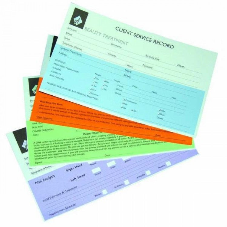 Record Cards Beauty (Pack of 100)