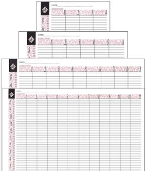 Loose Leaf Refill Pages - 12 Assistant (Pack of 100)