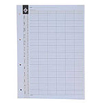 Loose Leaf Refill Pages - 6 Assistant (Pack of 100)