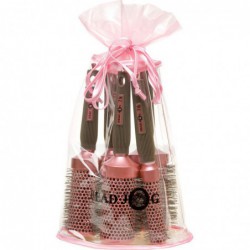 Headjog Oval Pink Brush set