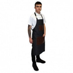 Hair Tools Barber Apron Pinstripe